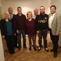 Gudrun Griesbeck, Martin Merz, Udo Stadtmüller, Karin Nees, Klaus Feige, Martin Mehlhorn, Albert Ebhart (v.l.n.r)
